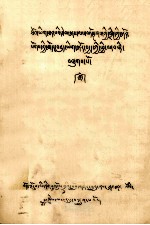 关于教授显密综入门八个有关方面的四步底稿  藏文 封面
