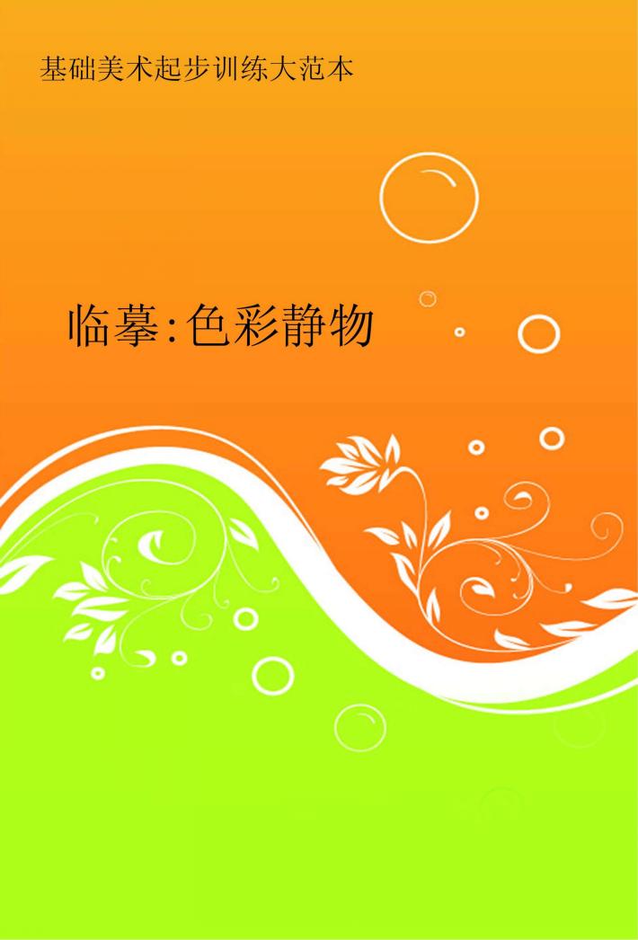 临摹色彩静物 封面