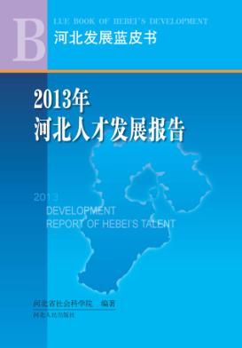 2013年河北人才发展报告 封面