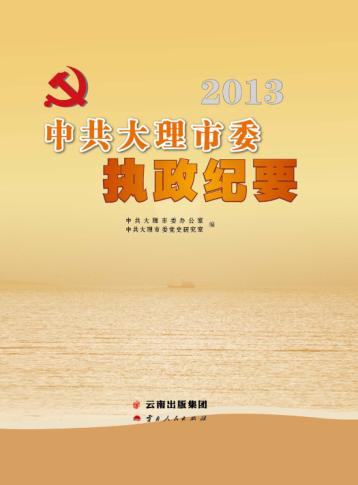 2013中共大理市委执政纪要 封面
