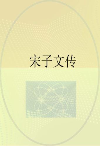 宋子文传 封面