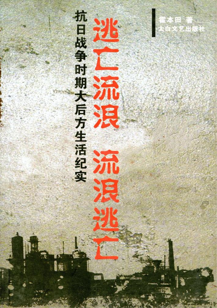 逃亡流浪  流浪逃亡  抗日战争时期大后方生活纪实 封面