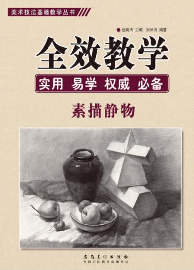 美术技法基础教学丛书  全效教学  素描静物 封面