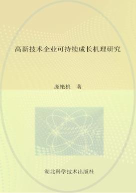 高新技术企业可持续成长机理研究 封面
