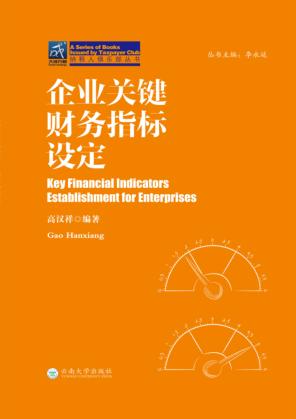 企业关键财务指标设定 封面