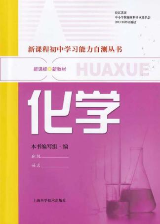 新课程初中学习能力自测丛书  化学 封面