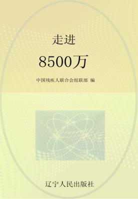 “红领巾手拉手助残”活动知识读本  走进  8500万 封面