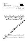 DL/T  5138-2001架空送电线路航空摄影测量技术规程  代替SDGJ  82-1988 封面
