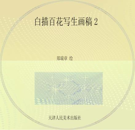 白描百花写生画稿  2 封面