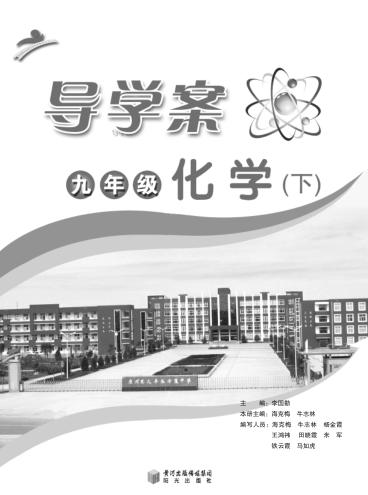 导学案  化学  九年级  下 封面