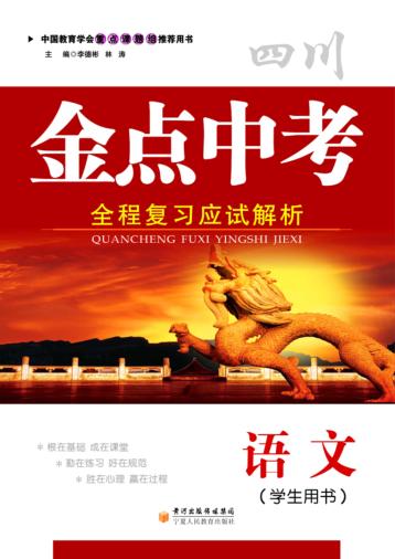 金点中考  全程复习应试解析  语文  学生用书 封面