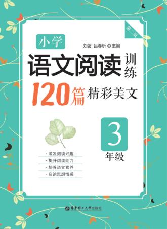 小学语文阅读训练  120篇精彩美文  三年级  第2版 封面