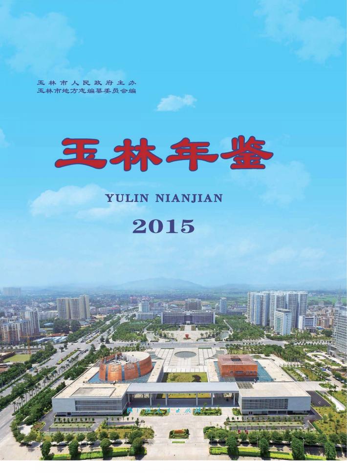 玉林年鉴  2015版 封面