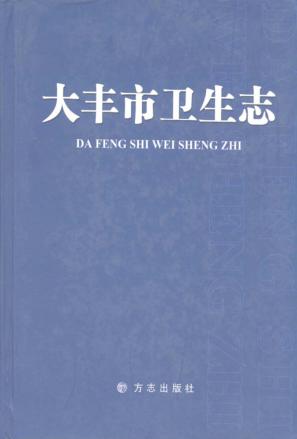 大丰市卫生志 封面
