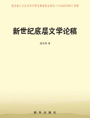 新世纪底层文学论稿 封面