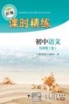 新编课时精练  初中语文  九年级  全 封面