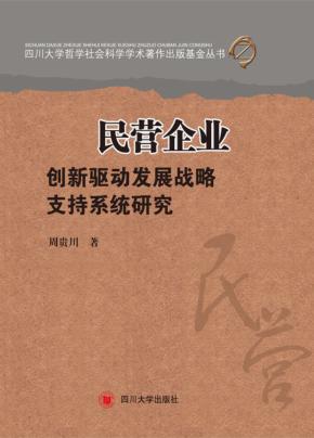 民营企业创新驱动发展战略支持系统研究 封面