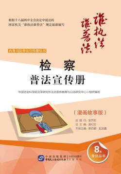 内务司法普法宣传册丛书  检察普法宣传册  漫画故事版 封面