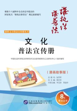 文化普法宣传册  漫画故事版 封面