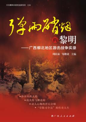 弹雨硝烟的黎明  广西柳北地区游击战争实录 封面