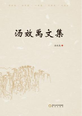 汤效禹文集 封面
