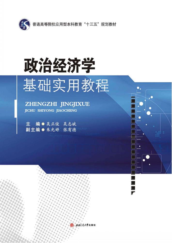 政治经济学基础实用教程 封面