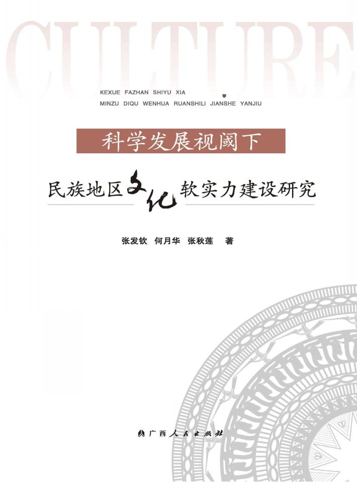 科学发展视阈下民族地区文化软实力建设研究 封面
