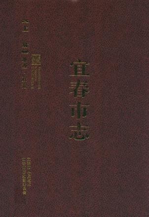 宜春市志  上 封面