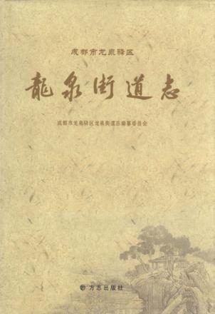 成都市龙泉驿区龙泉街道志 封面
