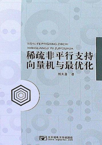 稀疏非平行支持向量机与最优化 封面