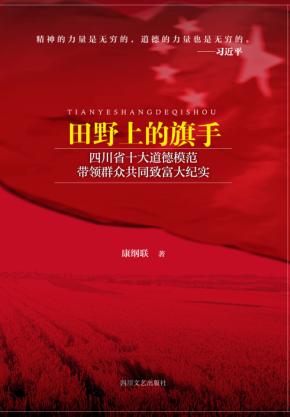 田野上的旗手  四川省十大道德模范带领群众共同致富大纪实 封面