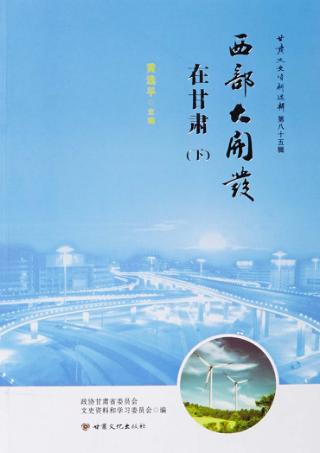 西部大开发在甘肃  下 封面