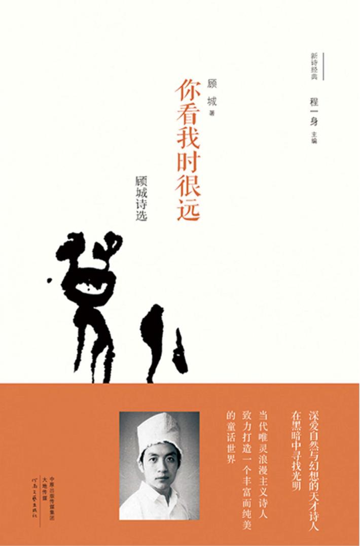 你看我时很远 顾城诗选 封面