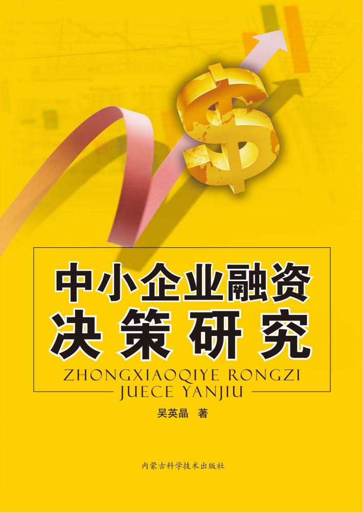 中小企业融资决策研究 封面