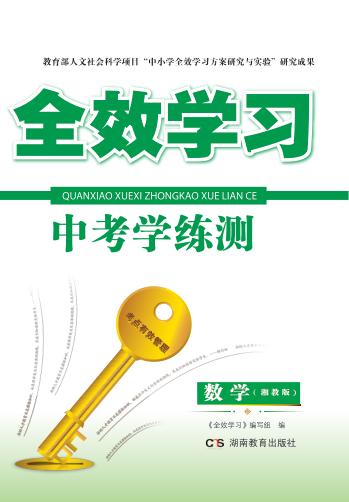 全效学习·中考学练测  数学  湘教版 封面