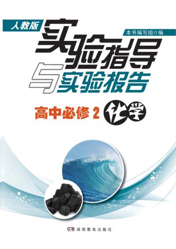 实验指导与实验报告·化学  高中必修2  人教版 封面