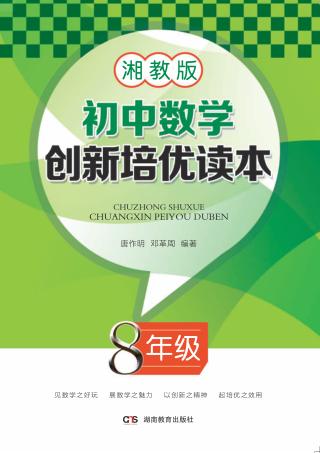 初中数学创新培优读本  八年级  湘教版 封面
