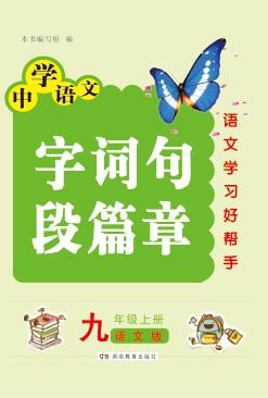 字词句段篇章  九年级  上  语文版 封面