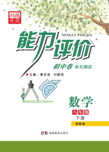 能力评价初中·数学  八年级  下  湘教版 封面