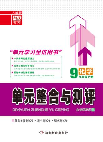 单元整合与测评·化学  九年级  下  人教版 封面