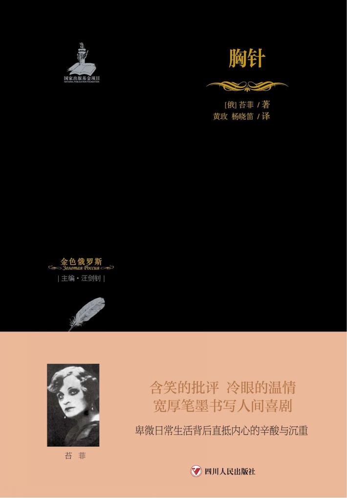 金色俄罗斯丛书  14  胸针 封面