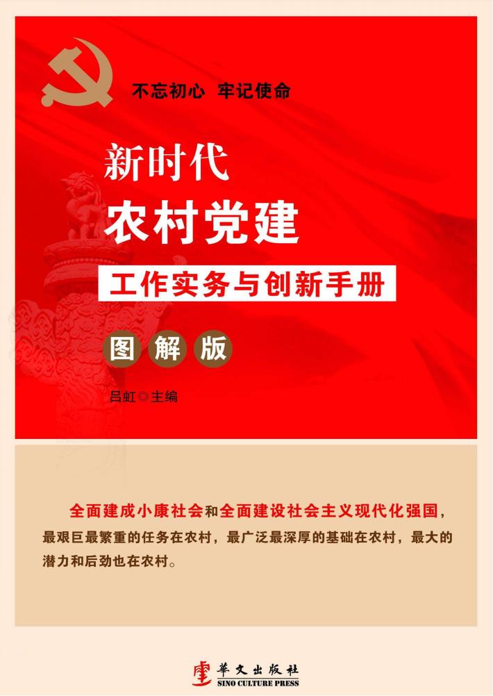 新时代农村党建实务与创新手册  图解版 封面