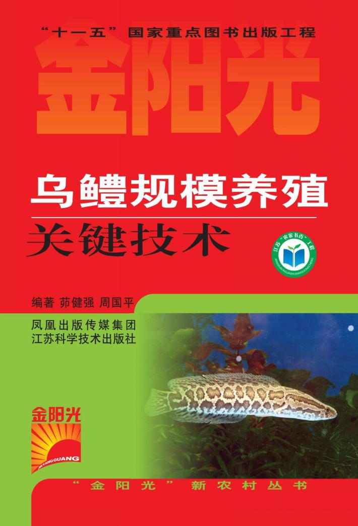 乌鳢规模养殖关键技术 封面
