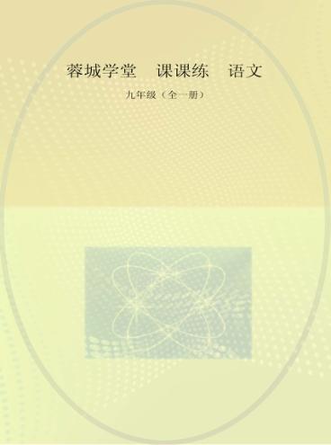 蓉城学堂  课课练  语文  九年级  全1册 封面