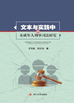文本与实践中的未成年人刑事司法研究 封面