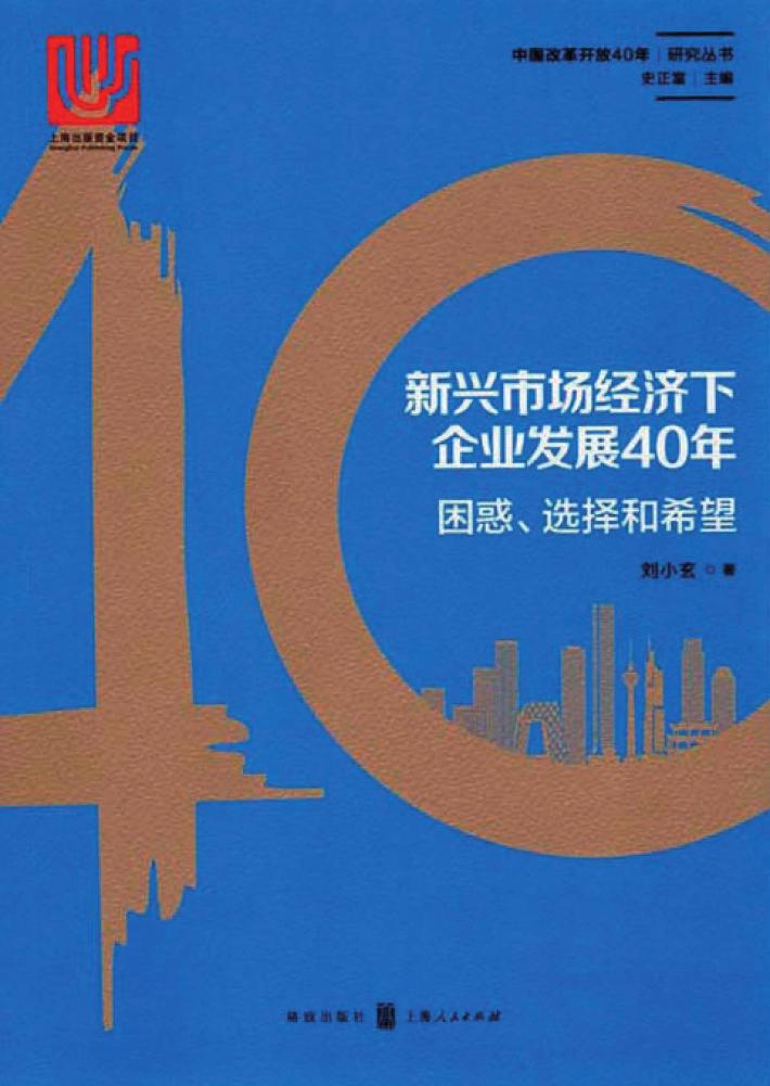 新兴市场经济下企业发展40年  困惑、选择和希望 封面