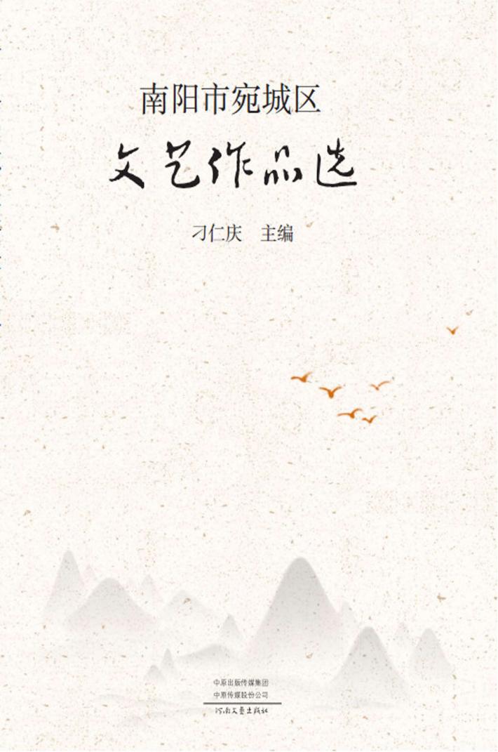 南阳市宛城区文艺作品选 封面
