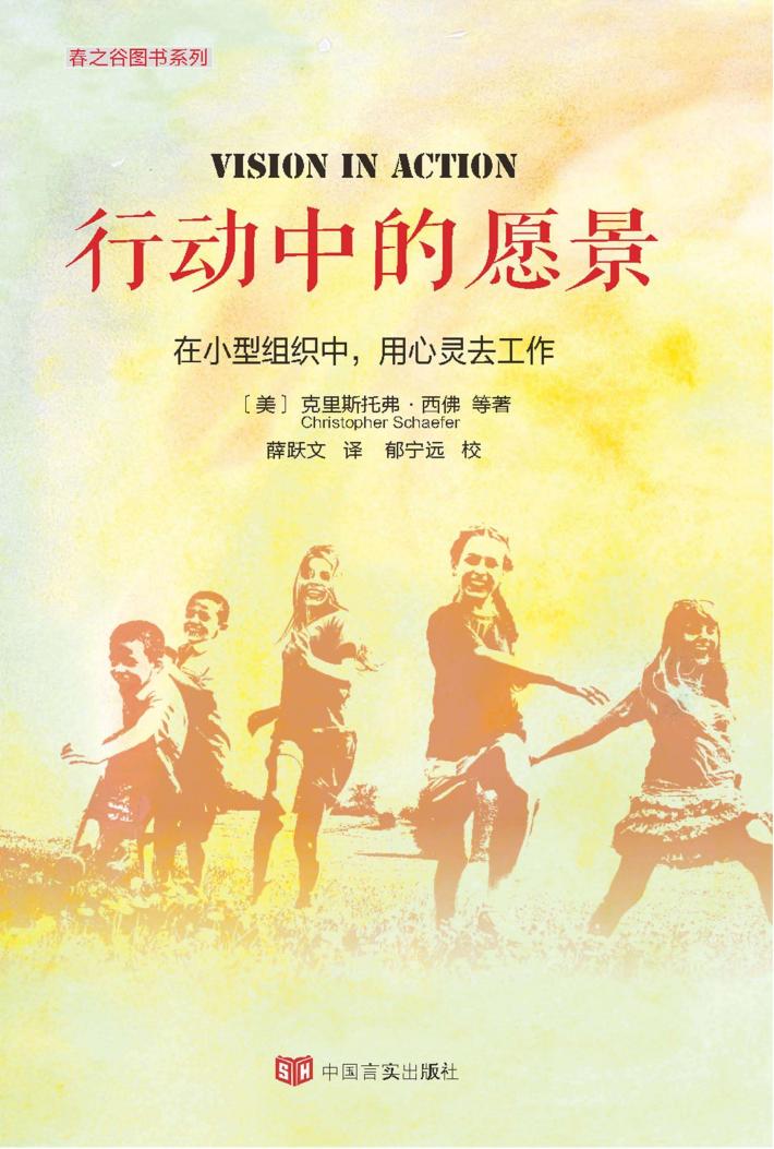 行动中的愿景  在小型组织中，用心灵去工作 封面