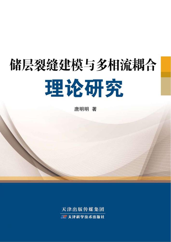 储层裂缝建模与多相流耦合理论研究 封面