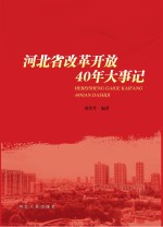 河北省改革开放40年大事记 封面